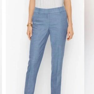 Talbots Woman Chambray Straight Leg Pant Size 20WP